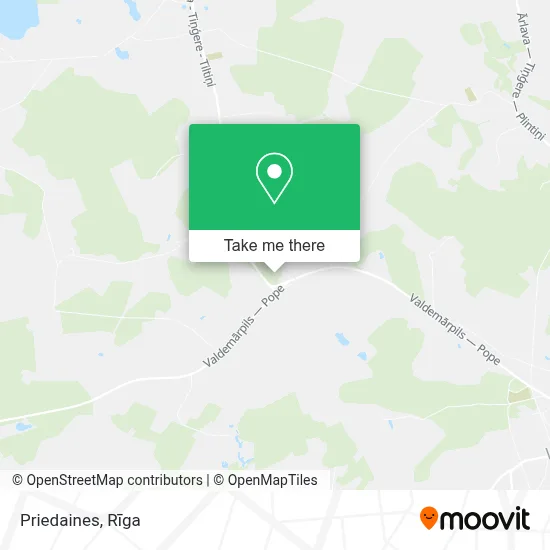Priedaines map