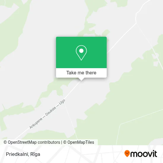 Priedkalni map