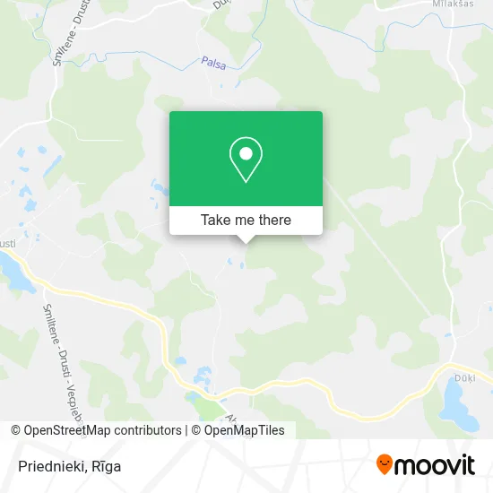 Priednieki map