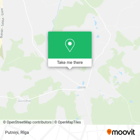Putniņi map