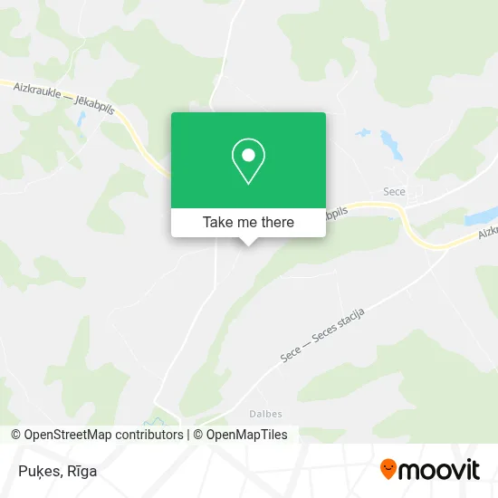 Puķes map