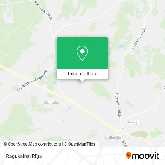 Ragukalns map