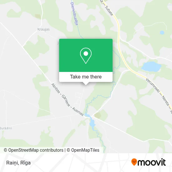 Raiņi map