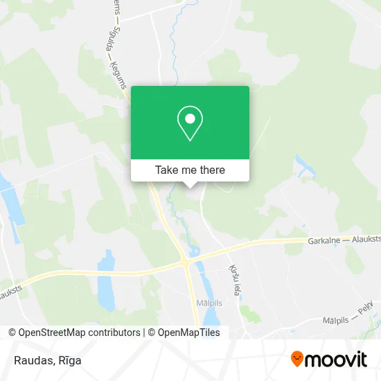 Raudas map