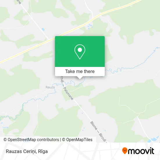 Rauzas Ceriņi map
