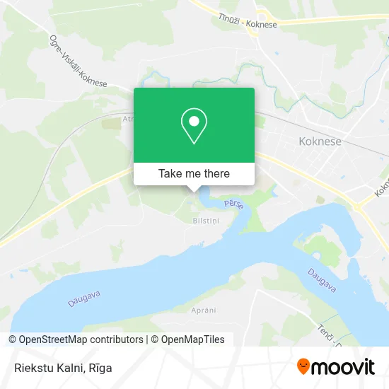 Riekstu Kalni map