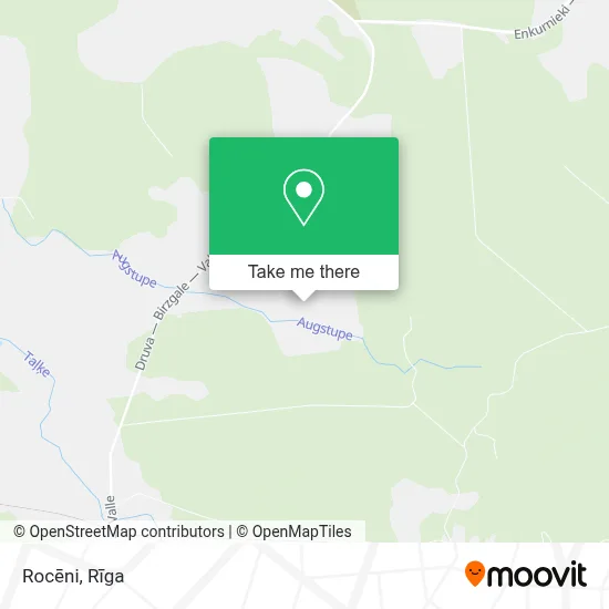 Rocēni map