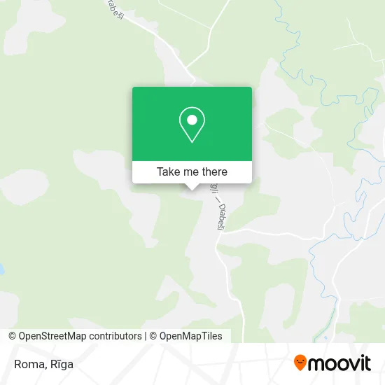 Roma map