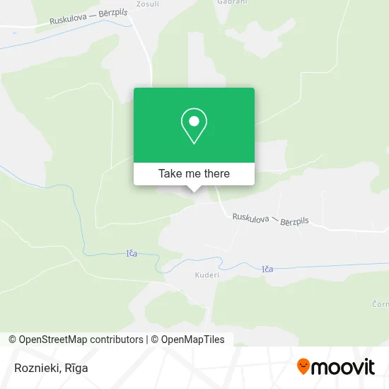 Roznieki map