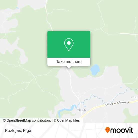 Rožlejas map