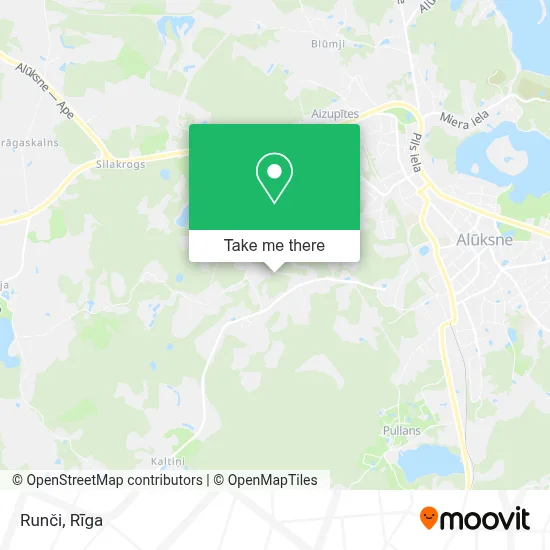 Runči map