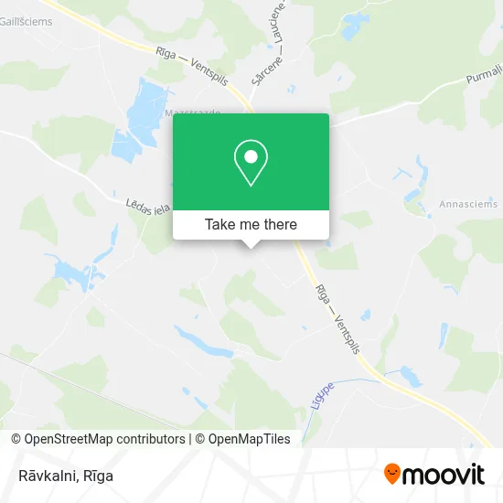 Rāvkalni map