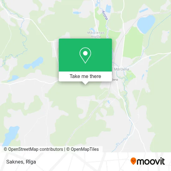 Saknes map