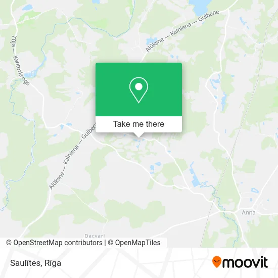 Saulītes map