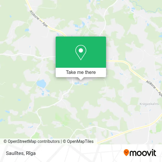 Saulītes map