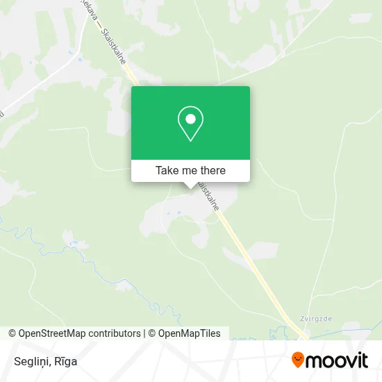 Segliņi map