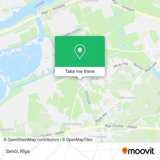 Senči map