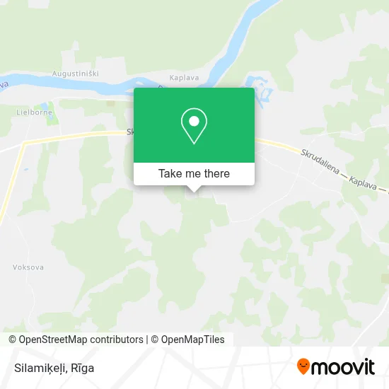 Silamiķeļi map