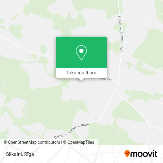 Silkalni map