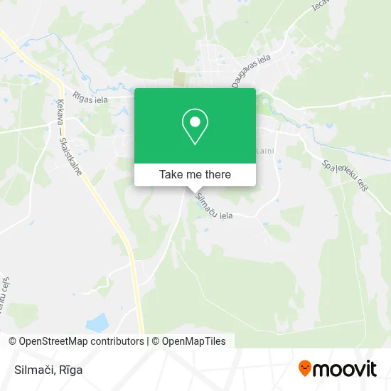 Silmači map