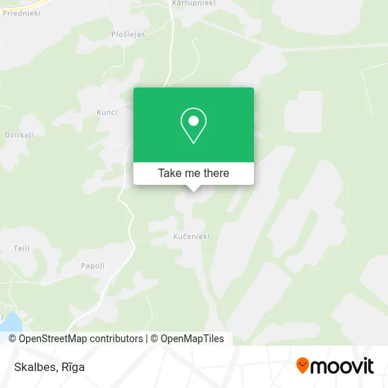 Skalbes map