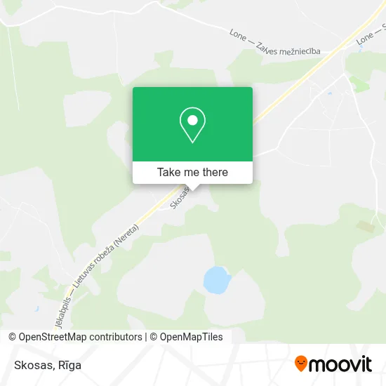 Skosas map