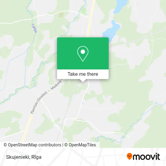 Skujenieki map
