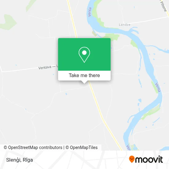 Slenģi map