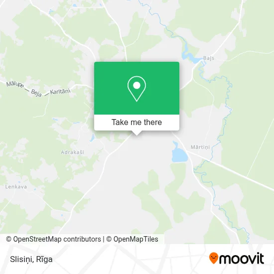 Slisiņi map