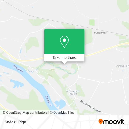 Snēdži map