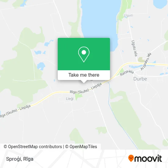 Sproģi map