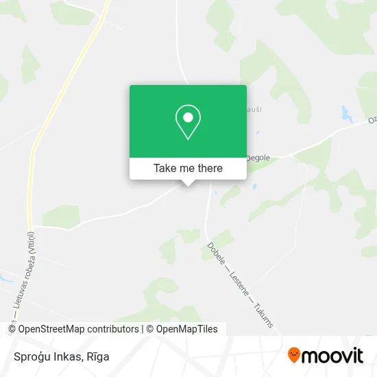Sproģu Inkas map