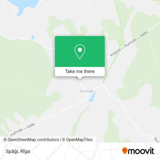 Spāģi map