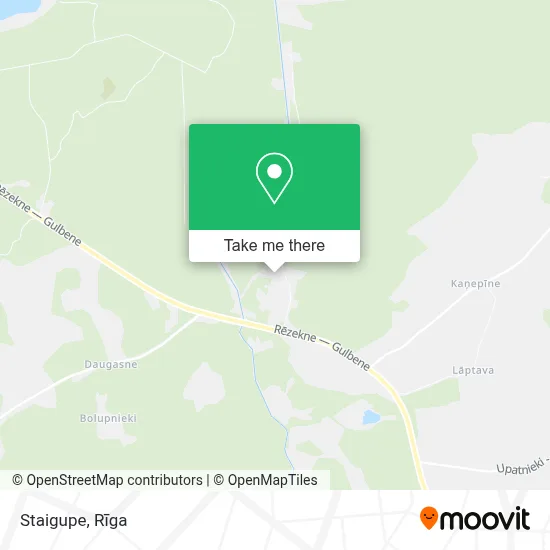 Staigupe map