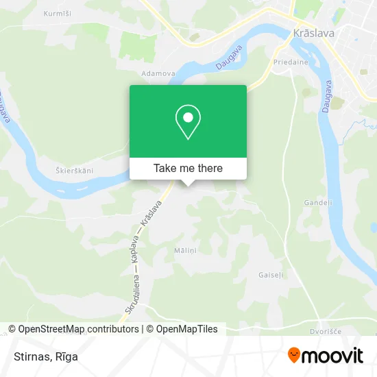 Stirnas map