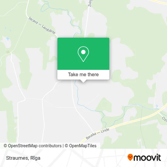 Straumes map
