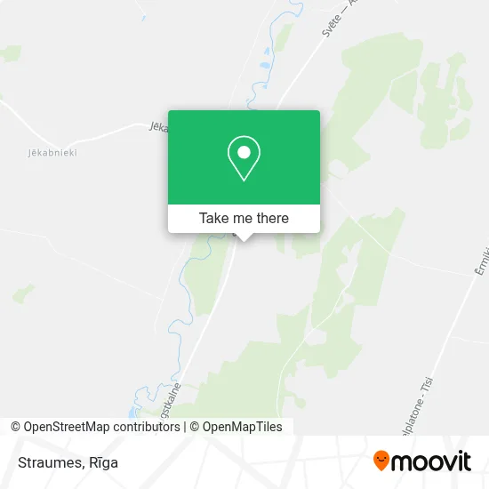 Straumes map