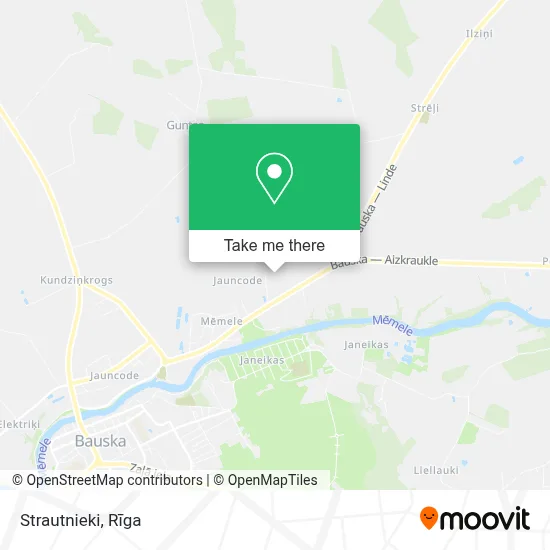 Strautnieki map