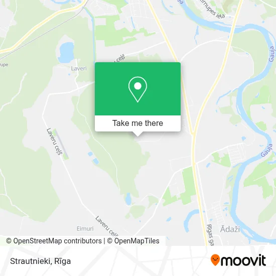 Strautnieki map