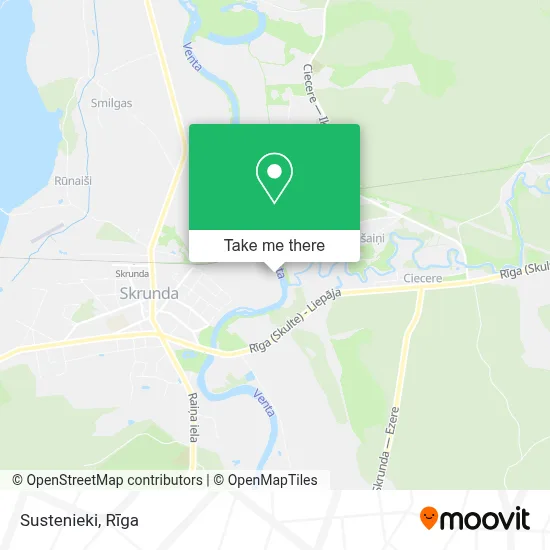 Sustenieki map