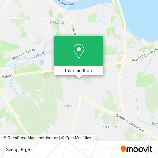 Svilpji map