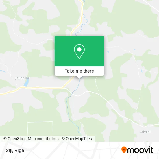 Sīļi map