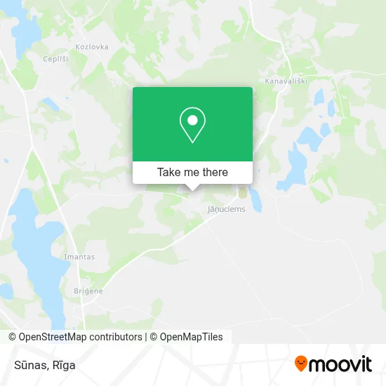 Sūnas map