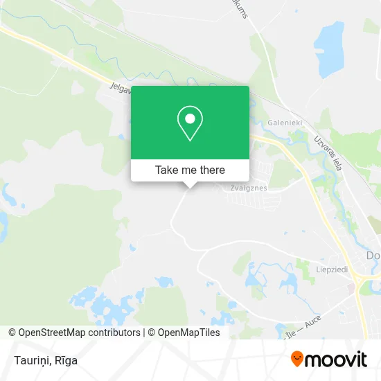 Tauriņi map