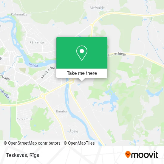 Teskavas map
