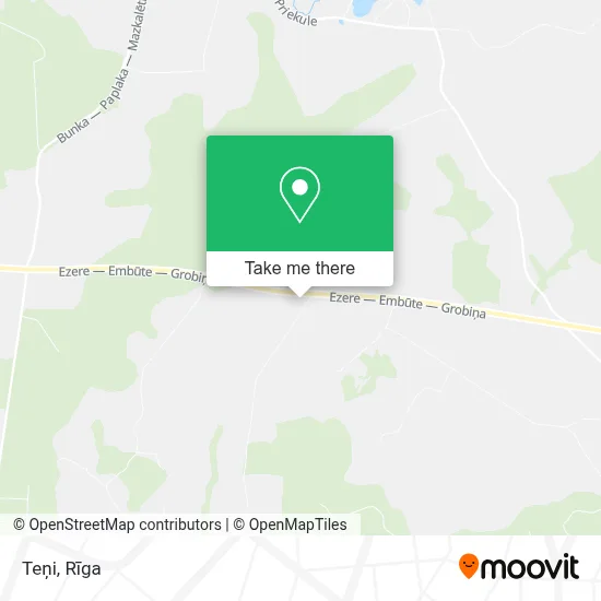 Teņi map