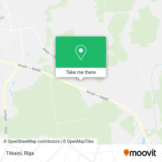 Tilkaiņi map