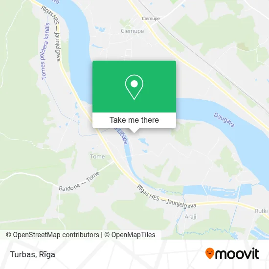 Turbas map