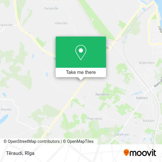 Tēraudi map