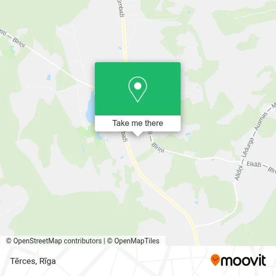 Tērces map
